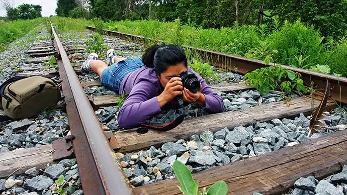 Urlaubsfotos werden durch interessante Perspektiven besser