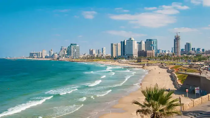 Sandstrand von Tel Aviv