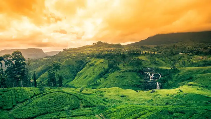 Landschaft in Sri Lanka